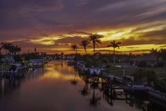 Waterfront view in Cape Coral, Florida