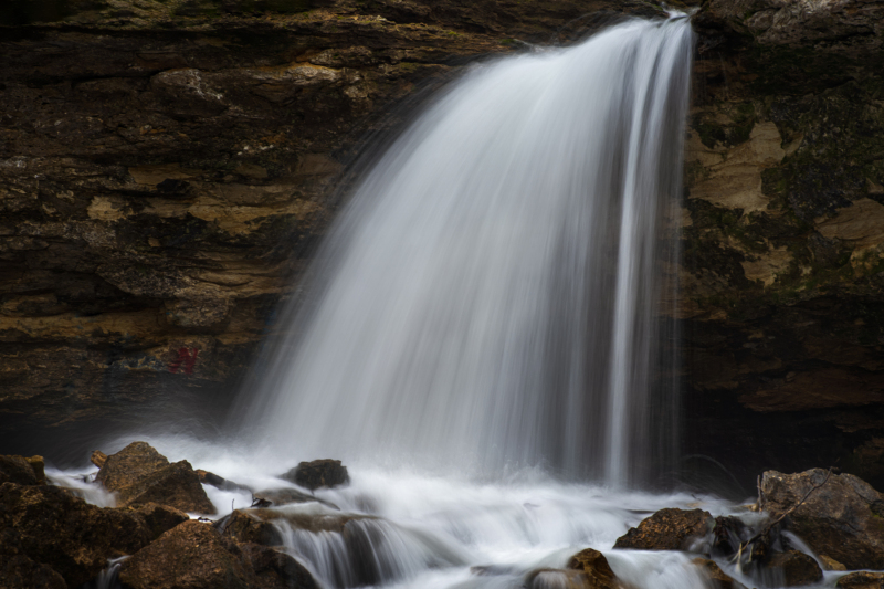 Waterfall near the Boom Site in Minnesota