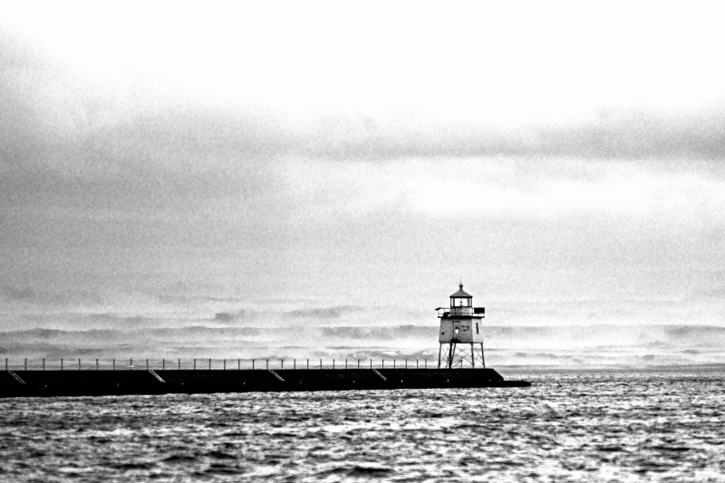 Agate Bay lighthouse in Two Harbors, Minnesota