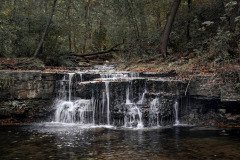 Caron Falls in autumn, Northfield, Minnesota