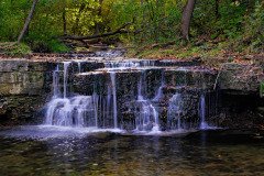 Caron Falls in autumn, Northfield, Minnesota