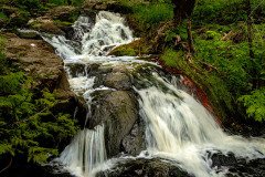 Unnamed waterfall along a stream near Duluth, Minnesota