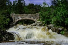 A small unnamed waterfall near Duluth, Minnesota